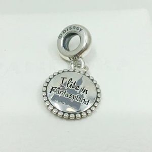 Authentic Pandora Disney Live In Fantasyland Charm